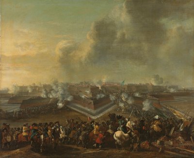 Ataque à cidade de Coevorden de Pieter Wouwermans or Wouwerman
