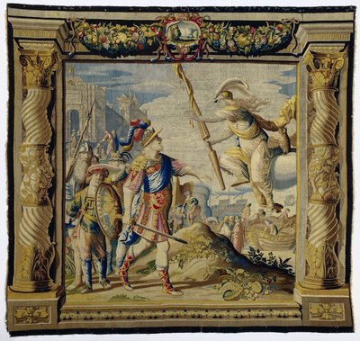 O Rei Thaos e a deusa Atena
A história da Iphigenia e Orestes (título da série) de Pieter de Cracht