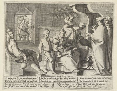Alegoria da preguiça
Gemack (título sobre o objecto) de Pieter de Jode (I)