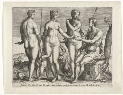 Julgamento de Paris de Pieter de Jode (I)