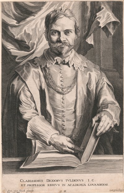Clarissimus Diodorus Tuldenus I.C., et Professor Regius na Academia Louaniensi de Pieter de Jode