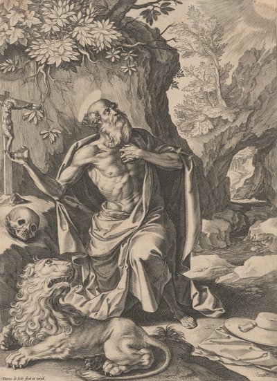 São Jerônimo,.n.d., n.d.. de Pieter de Jode