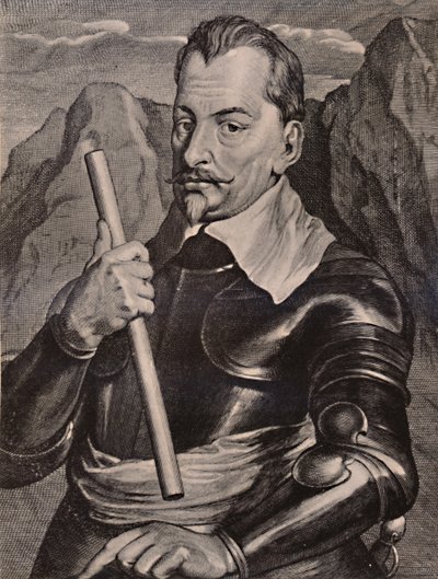 Albrecht von Wallenstein, general boêmio, século XVII 1894 de Pieter de Jode II