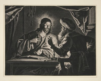 Cristo e Nicodemos de Pieter de Jode II