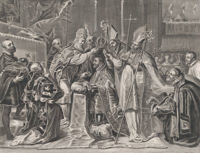 Gravura 24: Carlos V coroado imperador pelo Papa, de 