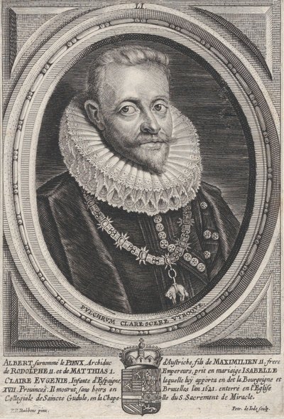 Retrato de Alberto VII, Arquiduque da Áustria, ca. 1650. de Pieter de Jode II