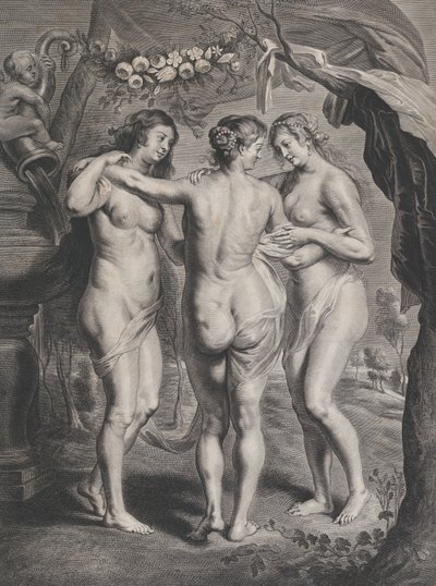As Três Graças, c. 1630-74. de Pieter de Jode II