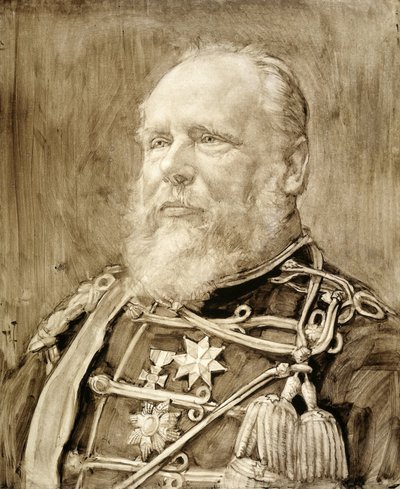 Retrato de Willem III, rei dos Países Baixos de Pieter de Josselin