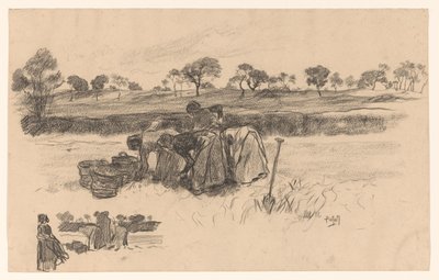 Mulheres trabalhadoras no terreno de Pieter de Josselin