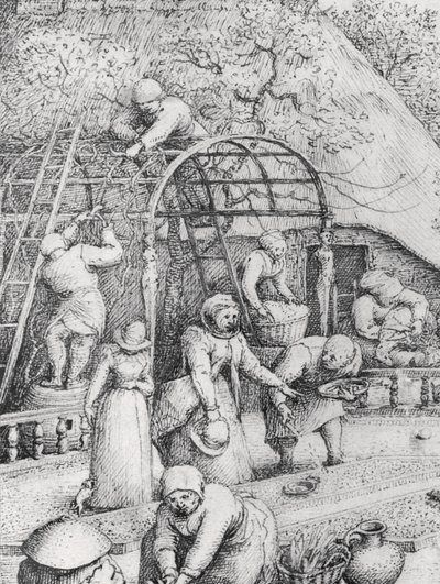 Detalhe da Primavera de Pieter Bruegel the Elder