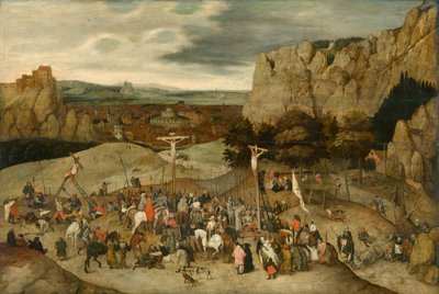 Calvário (óleo) de Pieter the Younger Brueghel