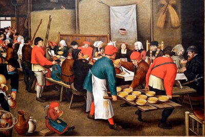 Museu de Évora. Brueghel, Pieter o Jovem (c.1564-1638). Festa de Casamento (ou Casamento de Camponeses) de Pieter the Younger Brueghel