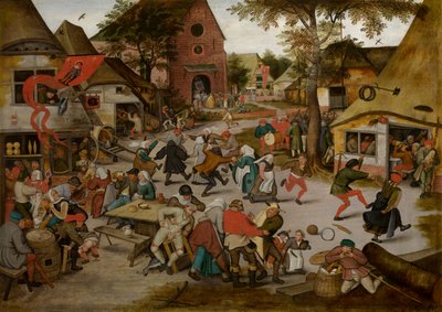 Quermesse da festa de São Jorge (óleo sobre painel) de Pieter the Younger Brueghel