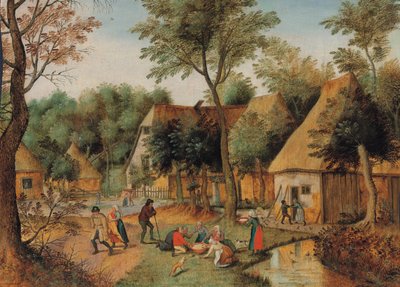 Hora das refeições no país de Pieter Brueghel the Younger