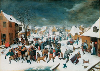 O Massacre dos Inocentes, 1605 de Pieter Brueghel the Younger