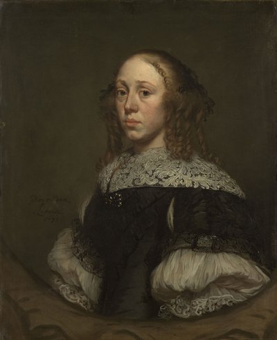 Retrato de uma mulher de Pieter van Anraedt