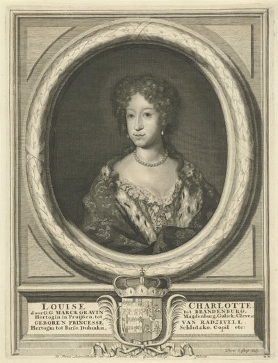 Ludvika Karalina Radzivił. Ludvika Karalina Radziwił (1688-1711) de Pieter van Gunst