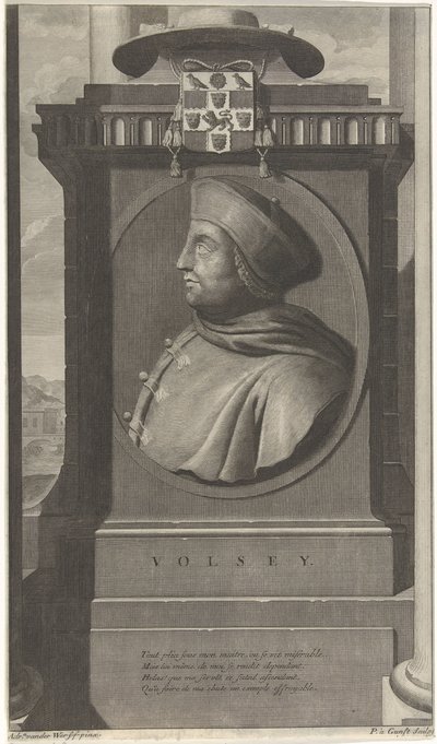 Retrato do Cardeal Wolsey de Pieter van Gunst