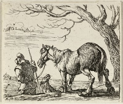 Agricultor com cavalo de Pieter van Laer