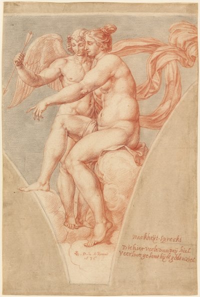 Vénus e Cupido (segundo Rafael) de Pieter van Lint