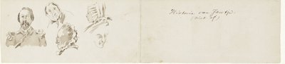 Alguns esboços para a história de Jantje História de Jantje. (não finalizado) (título no objeto) de Pieter van Loon