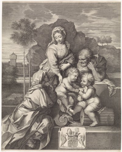 Sagrada Família com Elisabeth e João Baptista de Pieter van Schuppen