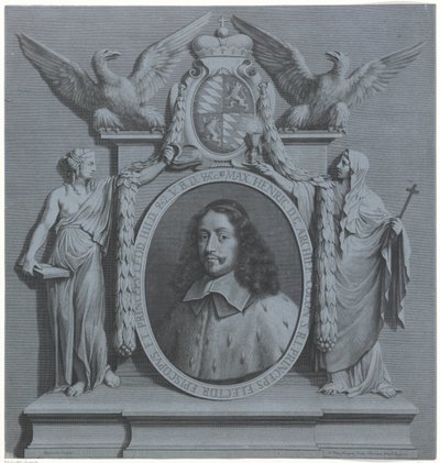 Retrato de Maximilian Henry da Baviera, Arcebispo de Colónia de Pieter van Schuppen