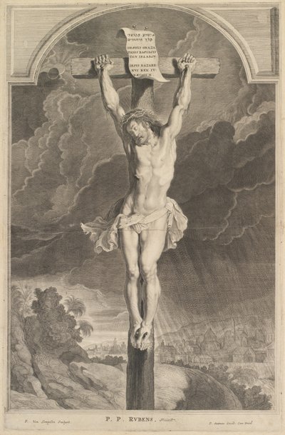 Cristo na cruz de Pieter van Sompel