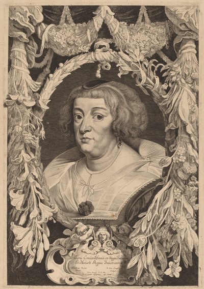 Maria de Médici de Pieter van Sompel and Pieter Claesz Soutman after Sir Anthony