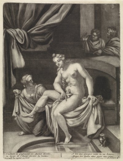 David e Betsabá de Pieter van den Berge