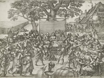 Casamento de camponeses de Pieter van der Borcht (I)