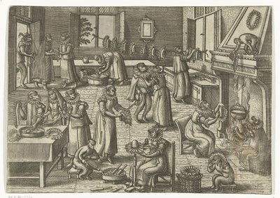 Kragenatelier
Apenspel (título da série) de Pieter van der Borcht (I)