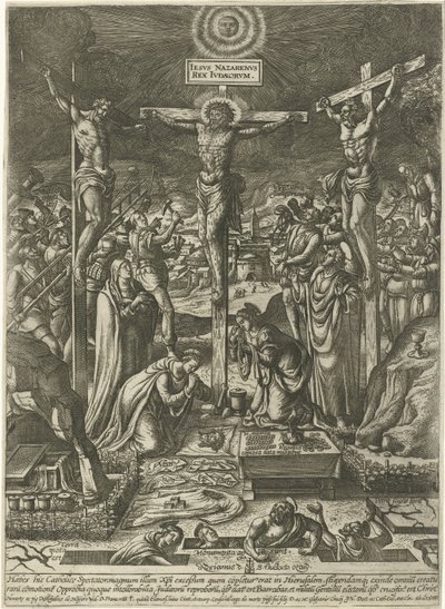 Crucificação de Cristo de Pieter van der Borcht (I)