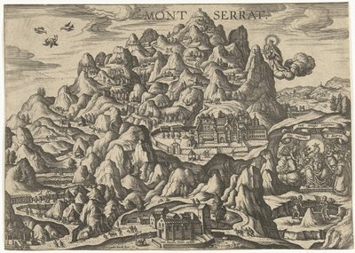 Montserrat, local de peregrinação de Santa Virgem. de Pieter van der Borcht (I)