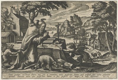 A tentação de Santo António de Pieter van der Borcht (I)