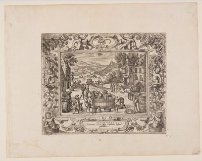 setembro, de Os Doze Meses de Pieter van der Borcht