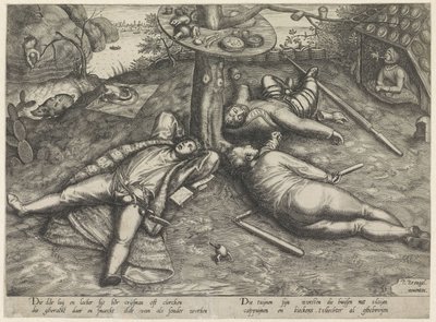 preguiça de Pieter van der Heyden (attributed to)