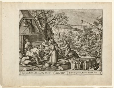 Outono, das Quatro Estações de Pieter van der Heyden