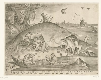 Andorinha Peixe Grande Peixe Pequeno
Os peixes grandes comem os peixes pequenos de Pieter van der Heyden