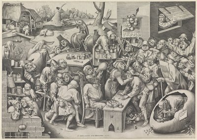 Keisnijder ou a bruxa de Mallegem de Pieter van der Heyden
