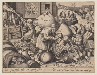 "Nemo Non" (Cada homem procura o seu próprio lucro) de Pieter van der Heyden