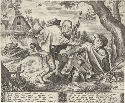 Parábola dos dois cegos de Pieter van der Heyden