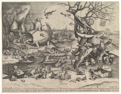 Paciência, Paciência, 1557. de Pieter van der Heyden