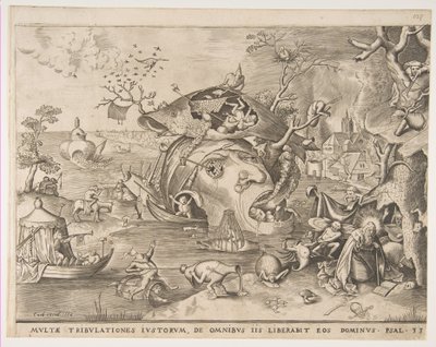 A Tentação de Santo Antônio, 1556. de Pieter van der Heyden