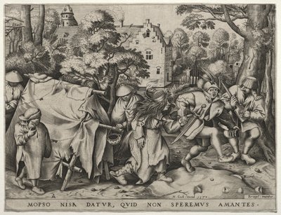 O casamento de Mopsus e Nisa, 1570. de Pieter van der Heyden