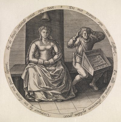 O mascate despreocupado de Pieter van der Heyden