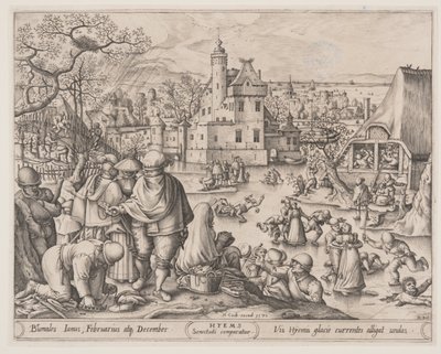 inverno de Pieter van der Heyden