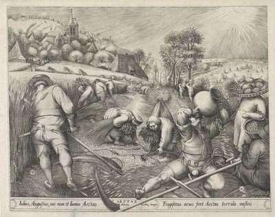 Verão Aestas (título no objeto) As Quatro Estações (título da série) de Pieter van der Heyden