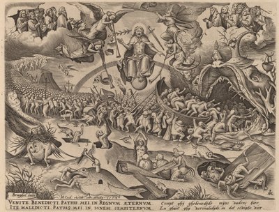 O Juízo Final de Pieter van der Heyden after Pieter Bruegel the Elder