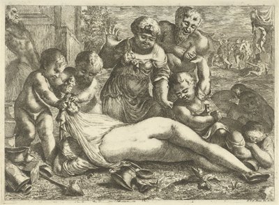Um bacante bêbado de Pieter van der Plas (II)